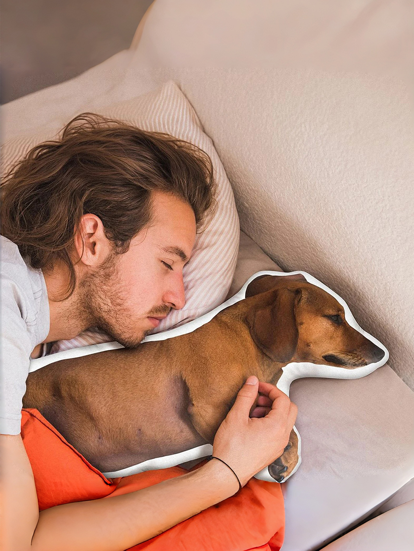 Custom Pet Photo Shaped Pillow